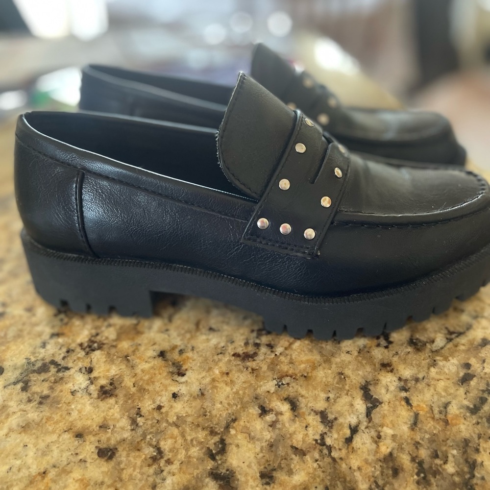 Woman’s loafer shoes…stylish chunky soles